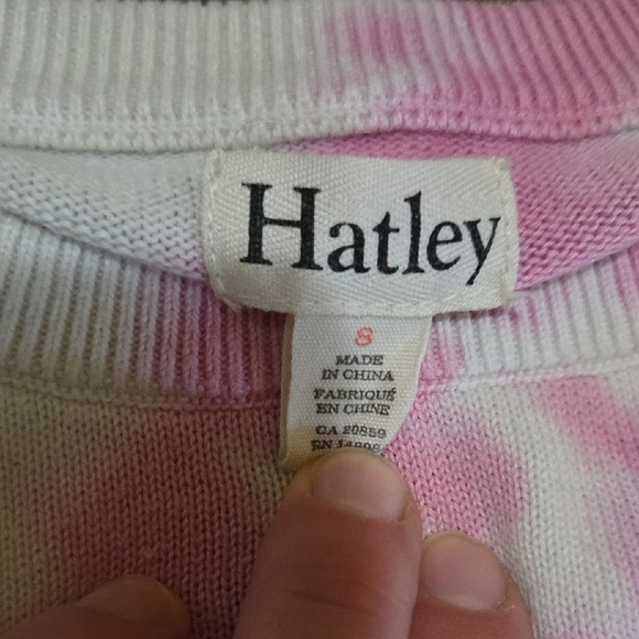 Hatley Girls Tiedye Sweater Size 8 - Picture 2 of 4